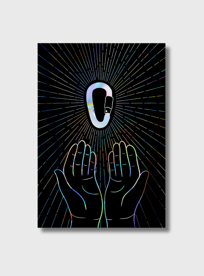Karabiner Print, geprägt
