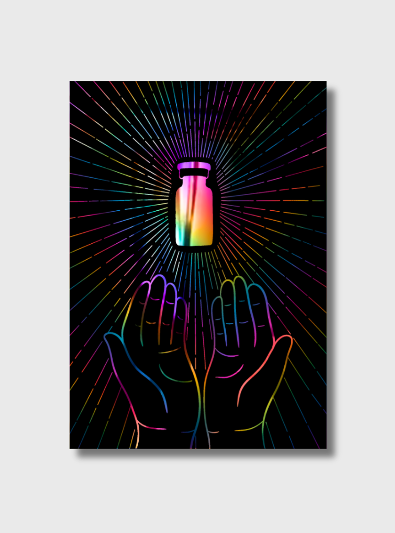 Sacred Hormones Print, geprägt