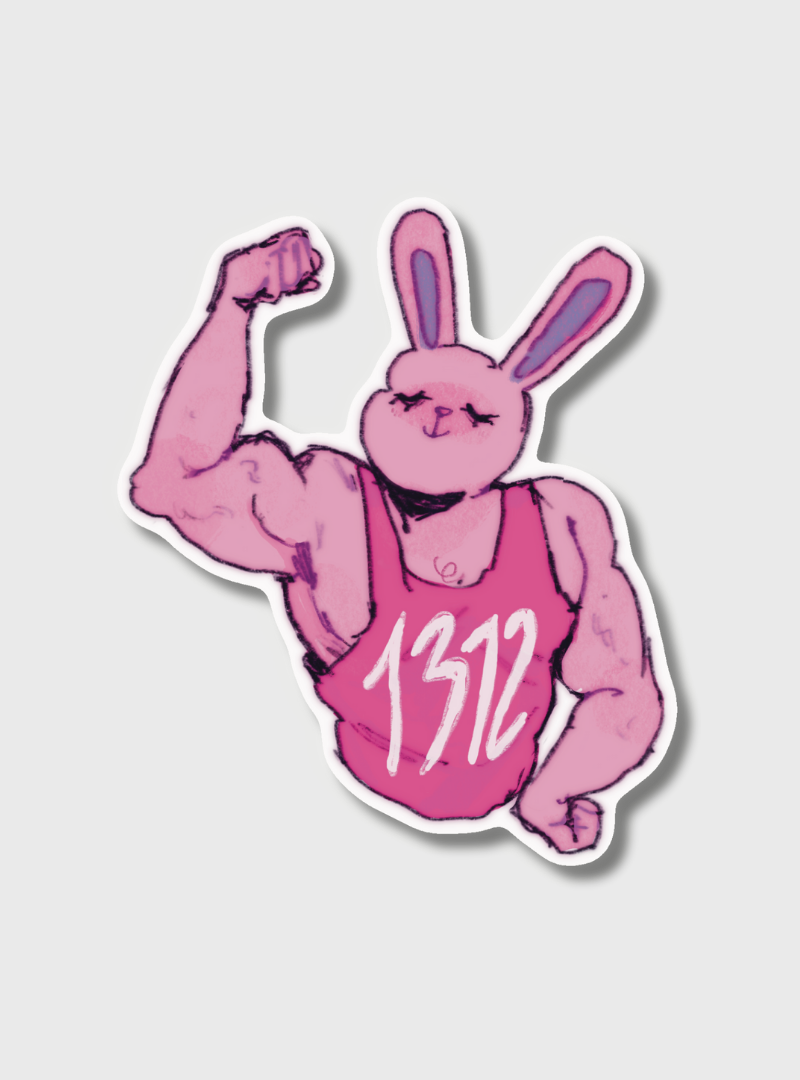 Sticker 1312 Hase
