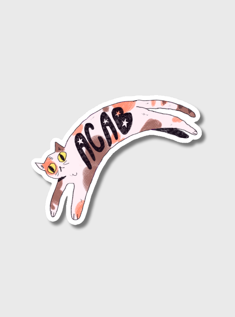 Sticker ACAB Katze