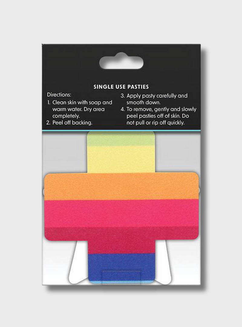 Pasties Kreuz & Stern Regenbogen
