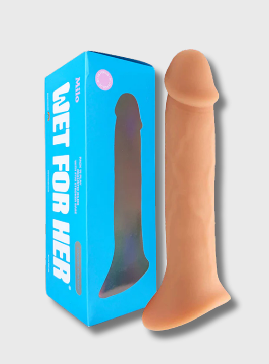 Wet for Her Milo FeelSkin™ Pack n Play Dildo mit Stroker
