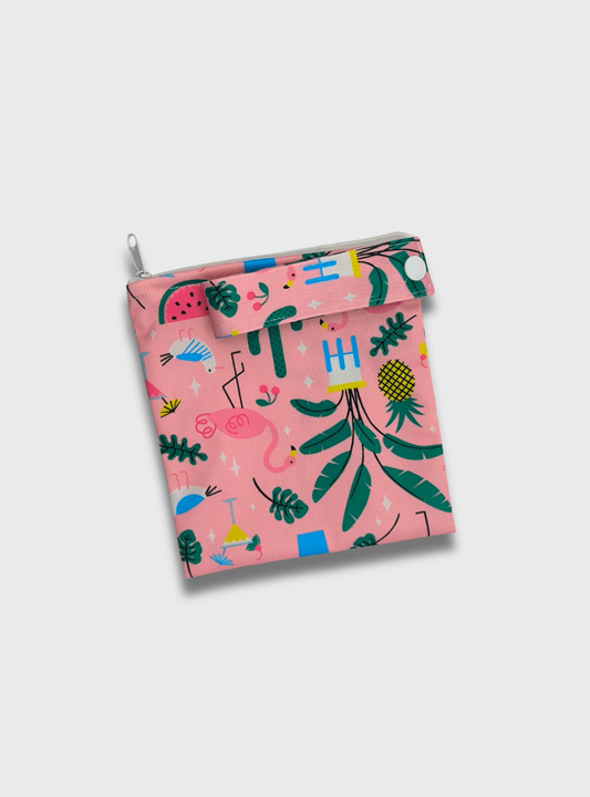 Nappiness Small Wetbag für Menstruationsartikel, Flamingos