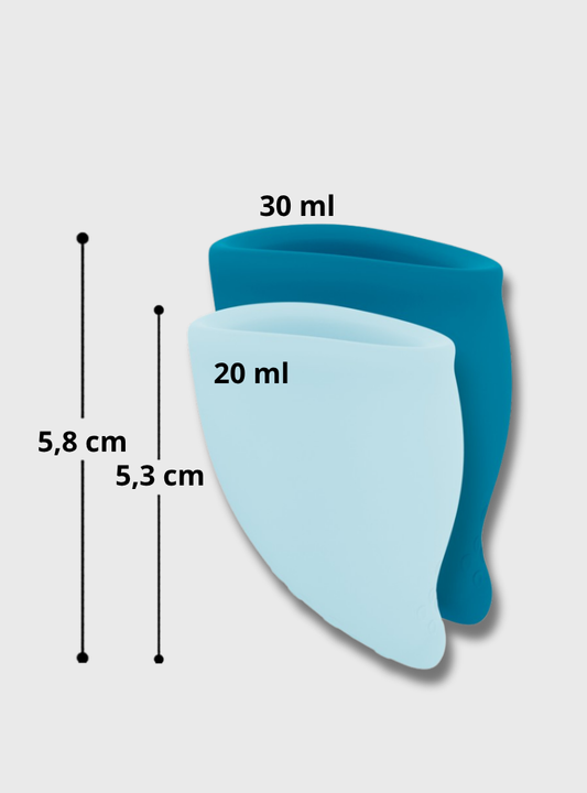 Fun Cup Menstruationstasse Doppelpack