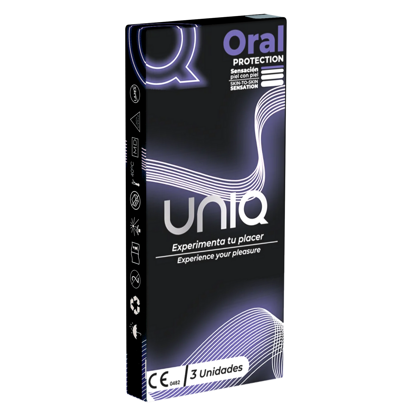UNIQ Single: Oral Love Dam, 3 latexfreie Lecktücher