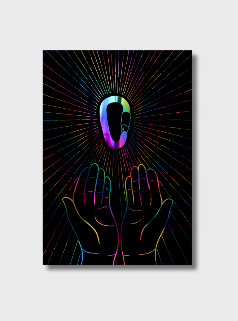 Karabiner Print, geprägt