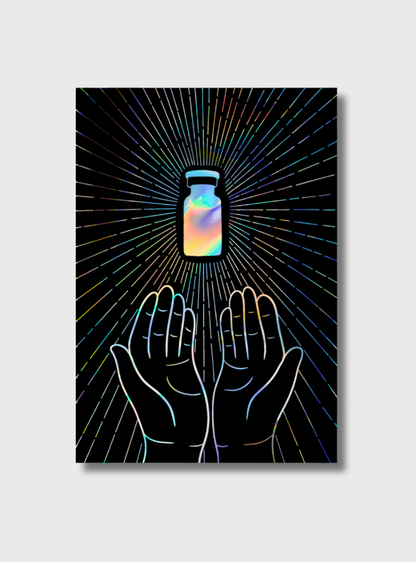 Sacred Hormones Print, geprägt