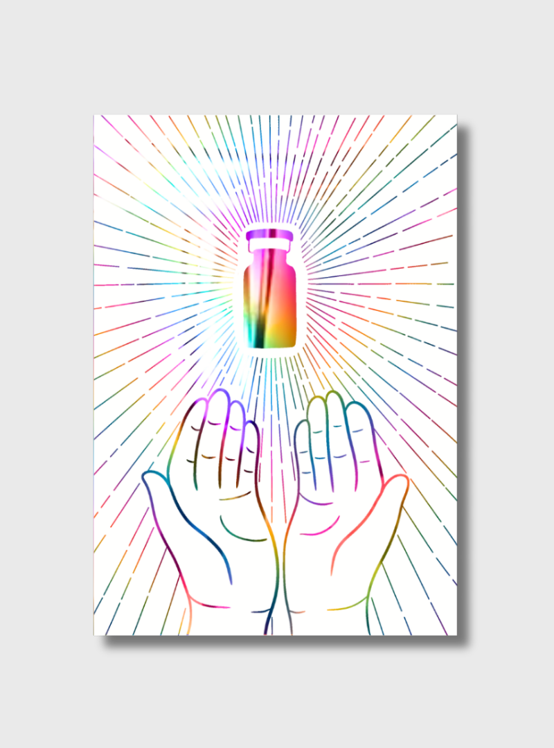 Sacred Hormones Print, geprägt
