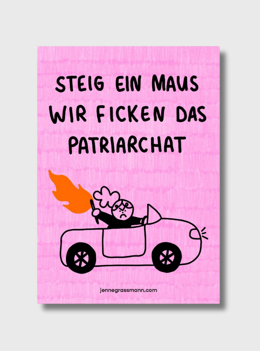 Sticker Steig ein Maus