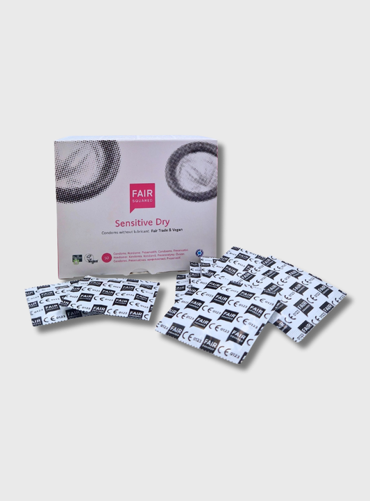 Fair Squared Sensitive Dry, trockenes Fair Trade Kondom, VEGAN, 1 Stück