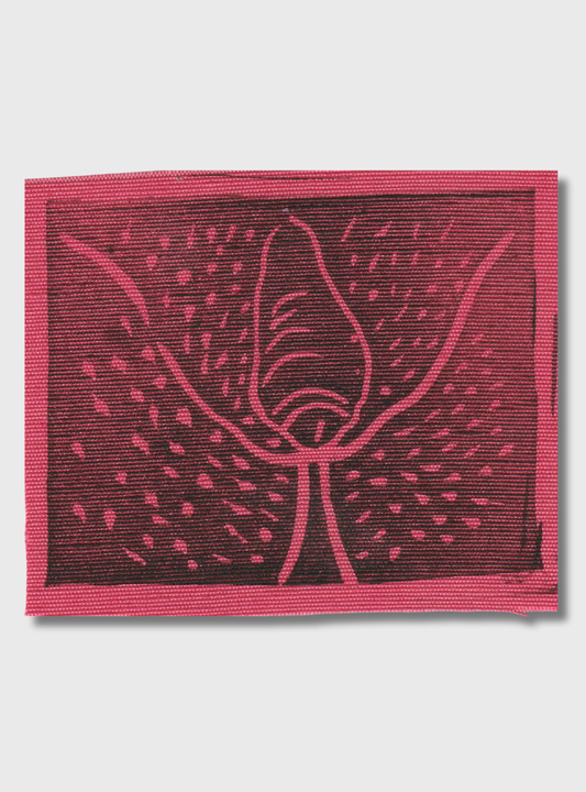 Patch Linocut Big Micropenis, Pink
