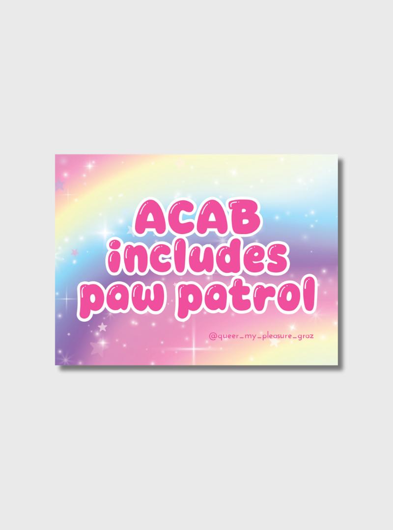 Sticker ACAB Includes Paw Patrol