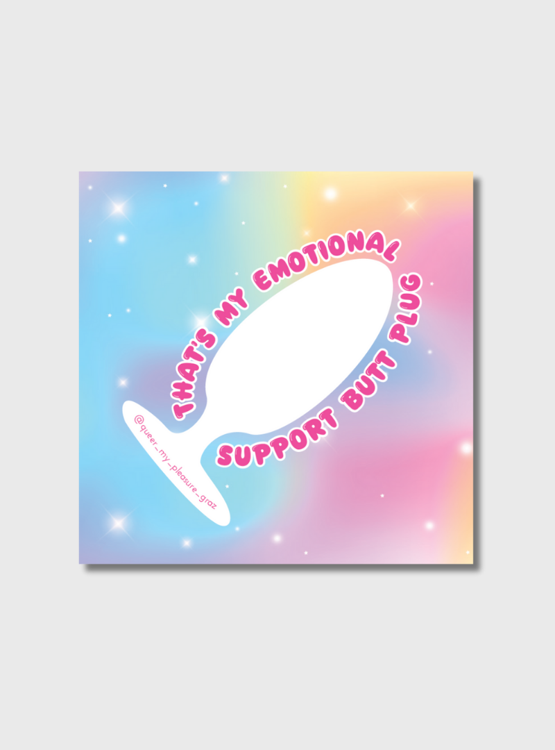 Sticker That's My Emotional Support Butt Plug