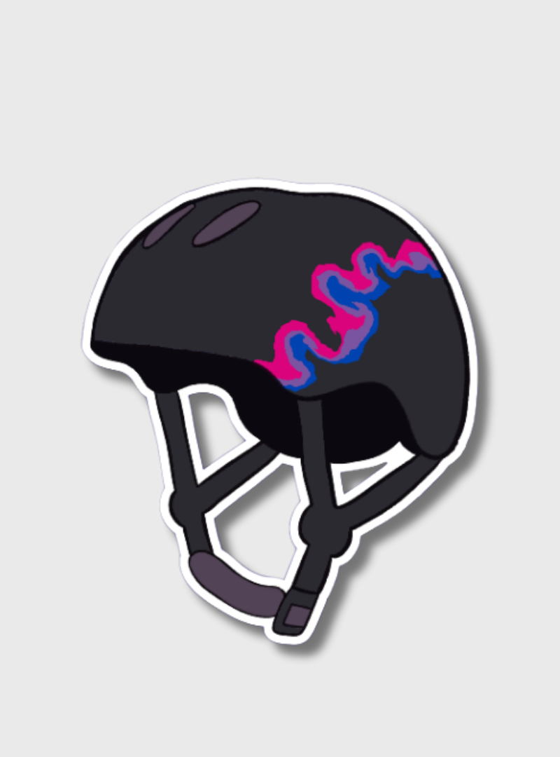 Sticker Pride Helmet