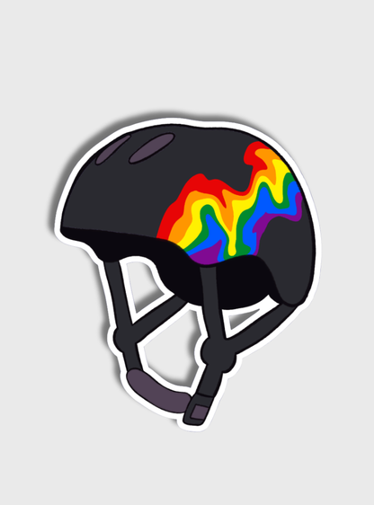 Sticker Pride Helmet