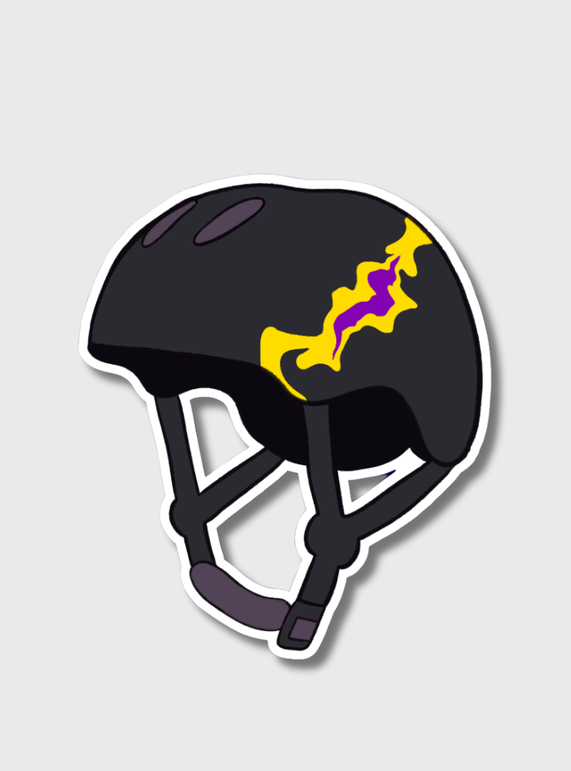 Sticker Pride Helmet