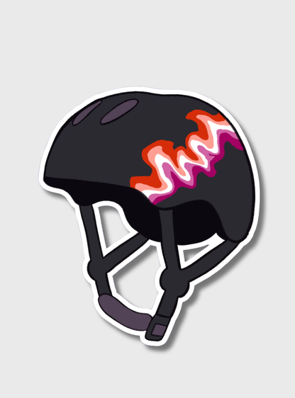 Sticker Pride Helmet