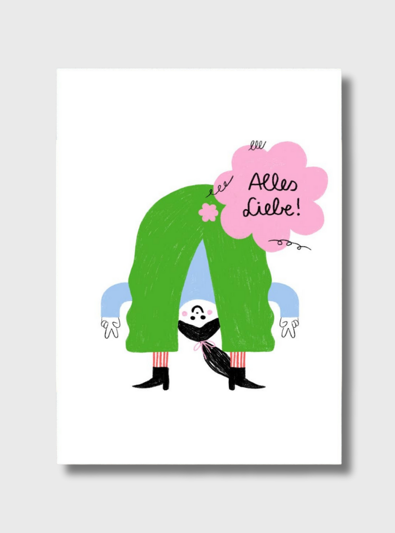 Postkarte Alles Liebe