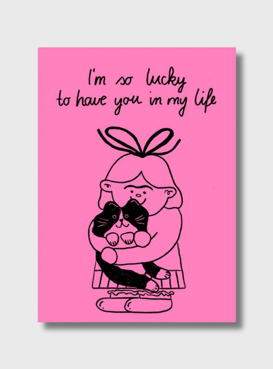Postkarte Lucky