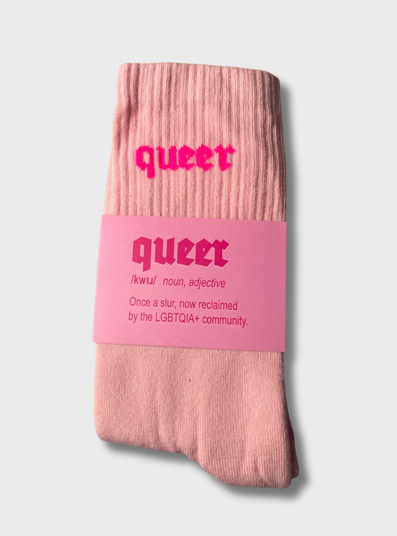 Keller Kreuzberg Queer Socken, pink/pink