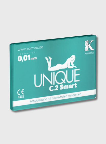 Kamyra Unique C.2 Smart, Pre-Erection-Kondome, 3 Stück, VEGAN