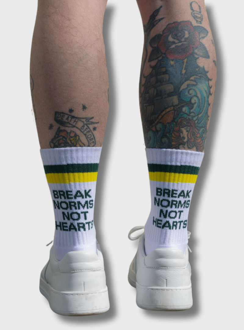 Umbrella Break Norms Not Hearts Socken