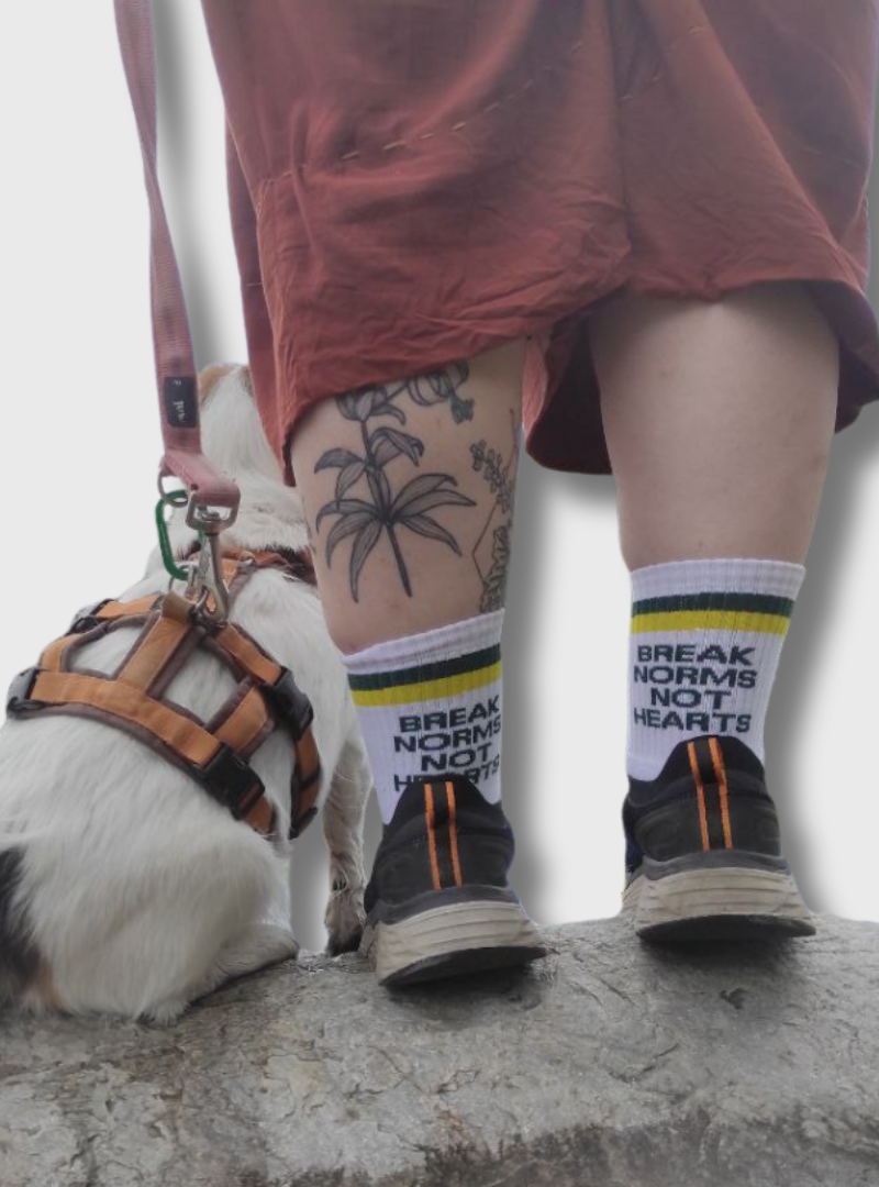 Umbrella Break Norms Not Hearts Socken