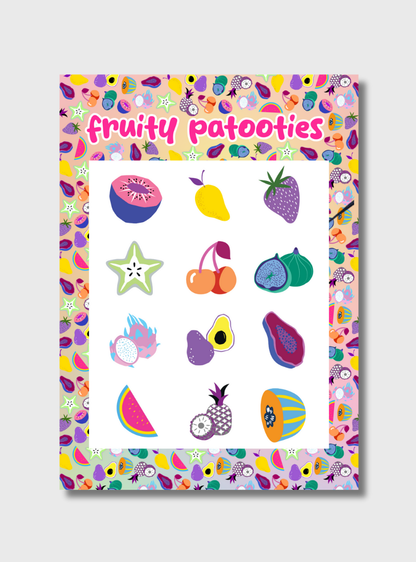 Stickerbogen Fruity Patooties