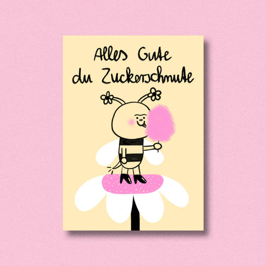 Postcard Zuckerschnute