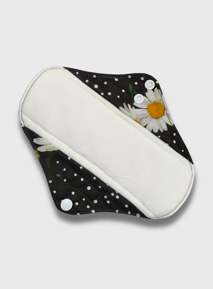 Nappiness Waschbare Binden aus Bambus, S, Gänseblümchen, Menstruation/Postpartum