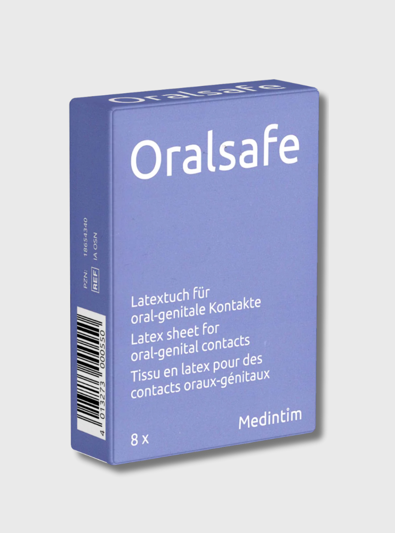 Oralsafe latexfreies Lecktuch, Vanillearoma, 1 Stück, *vegan-friendly