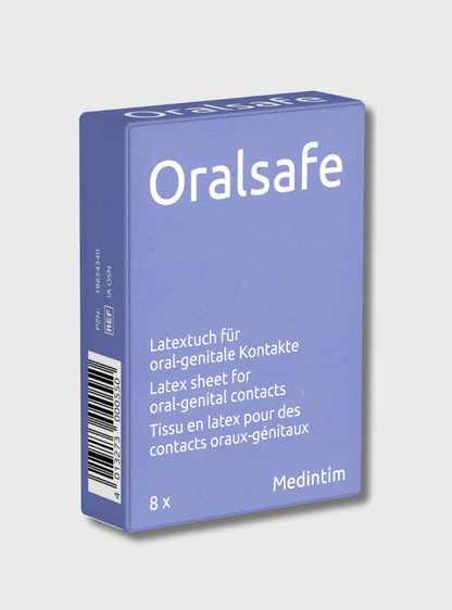 Oralsafe latexfreies Lecktuch, Vanillearoma, 1 Stück, *vegan-friendly