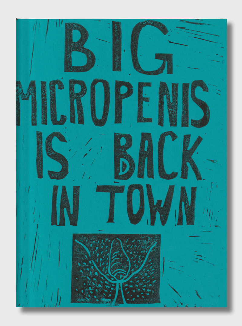 Linoldruck Big Micropenis is Back in Town