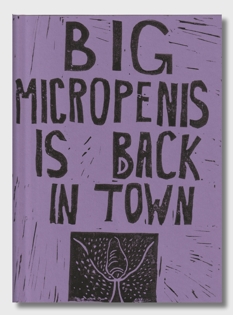 Linoldruck Big Micropenis is Back in Town