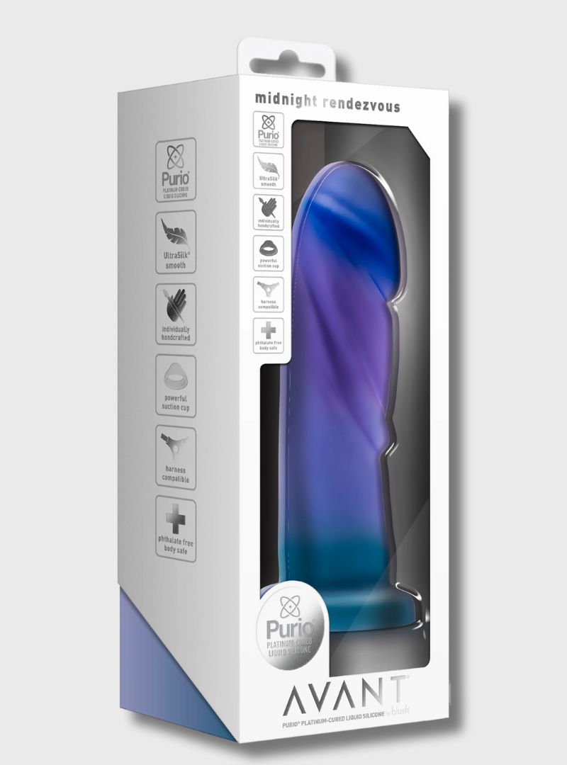 Blush Avant Midnight Rendezvous Ocean Blue Dildo