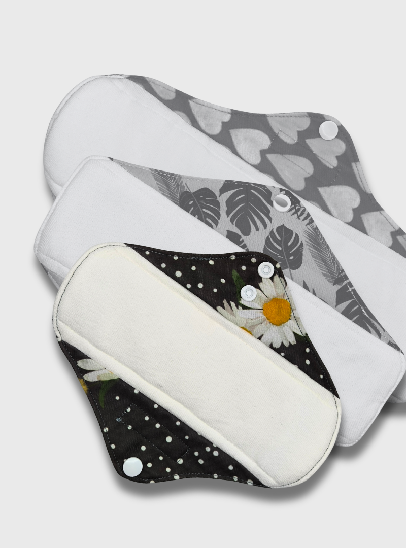 Nappiness Waschbare Binden aus Bambus, S, Gänseblümchen, Menstruation/Postpartum