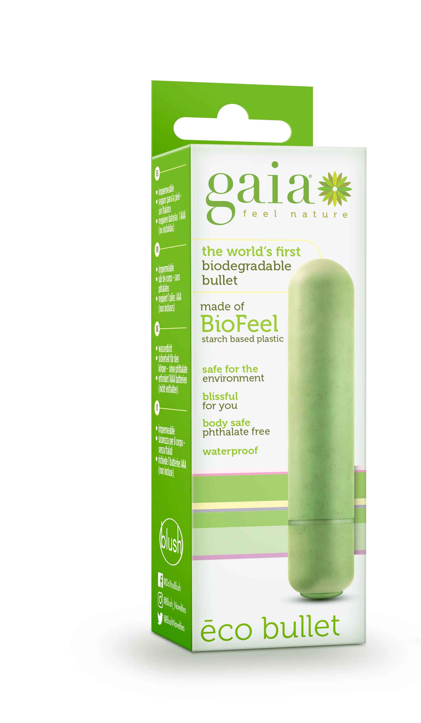 Gaia Eco Mini Vibrator aus Bioplastik