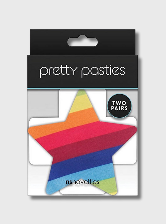 Pasties Kreuz & Stern Regenbogen