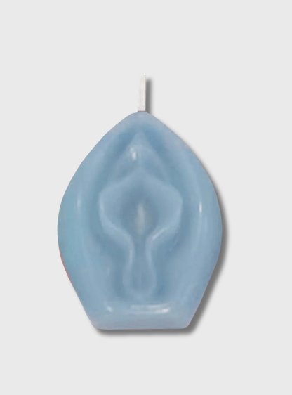 Eden's Candle Vulva Kerze blau, Vanilleduft
