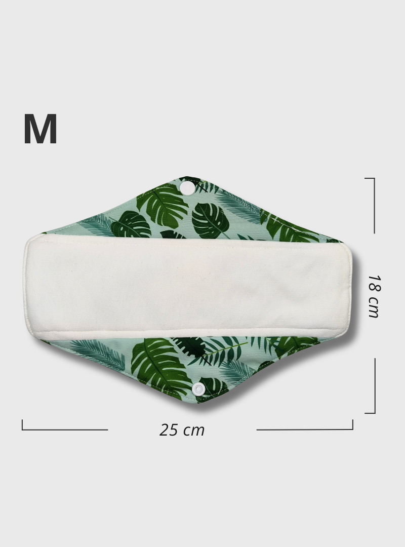 Nappiness Waschbare Binden aus Bambus, M, Menstruation/Postpartum