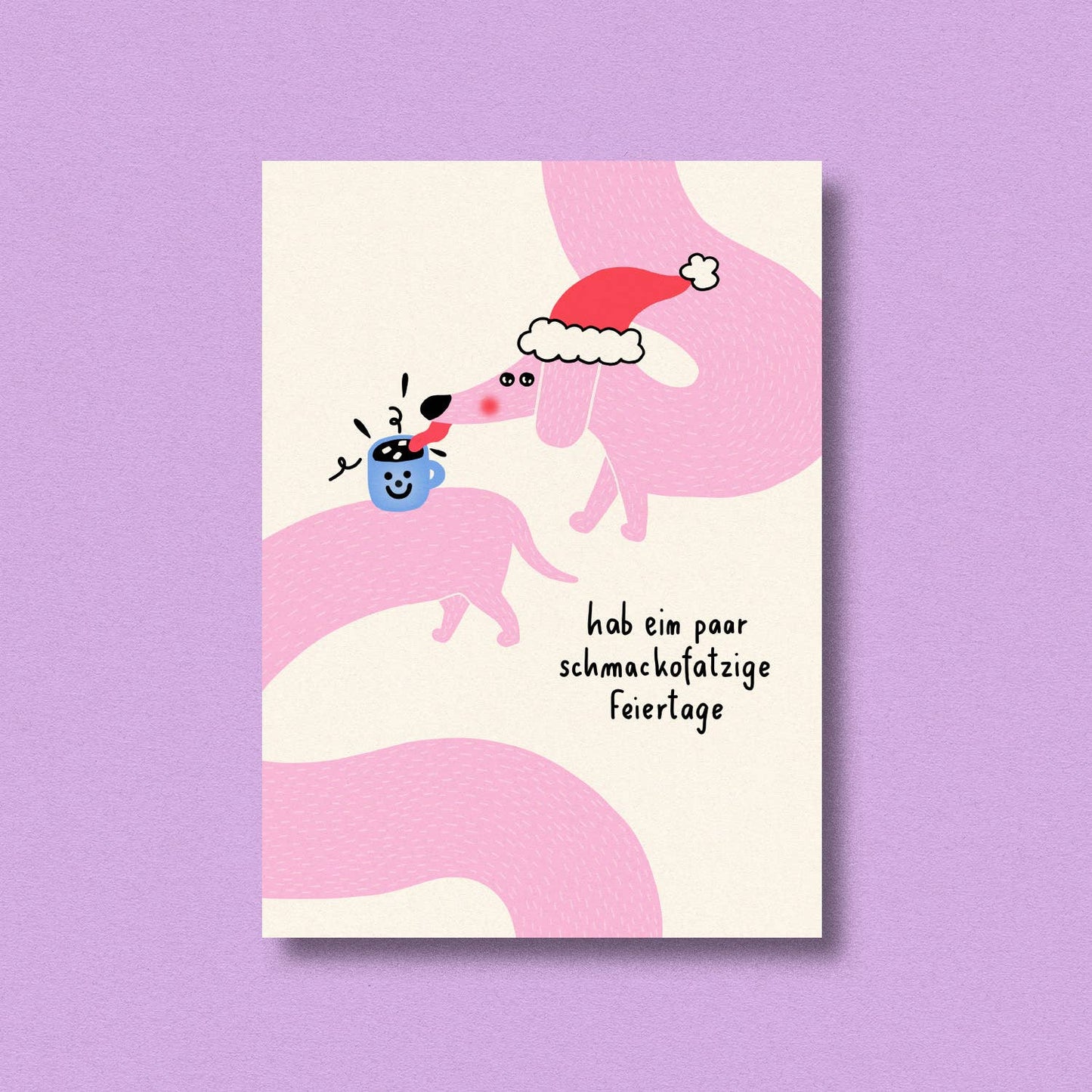 Postcard schmackofatzige Feiertage