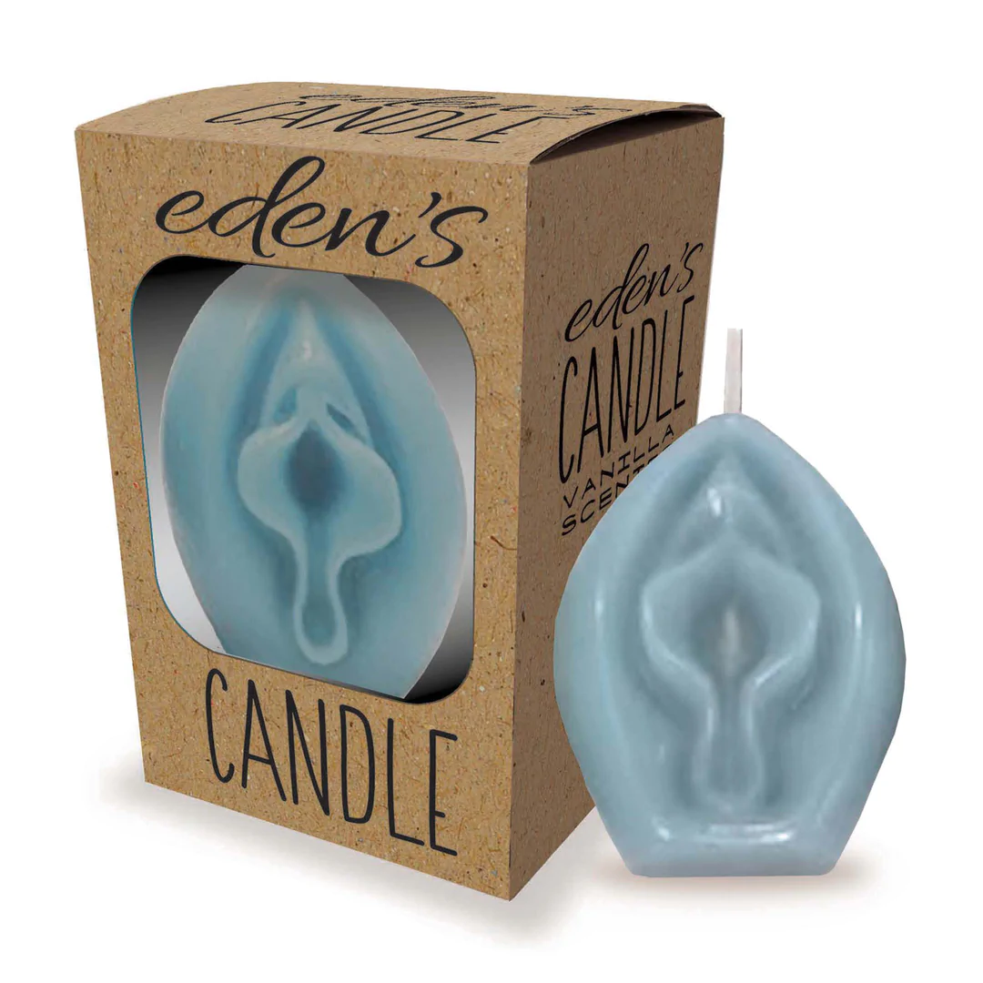 Eden's Candle Vulva blau Vanille