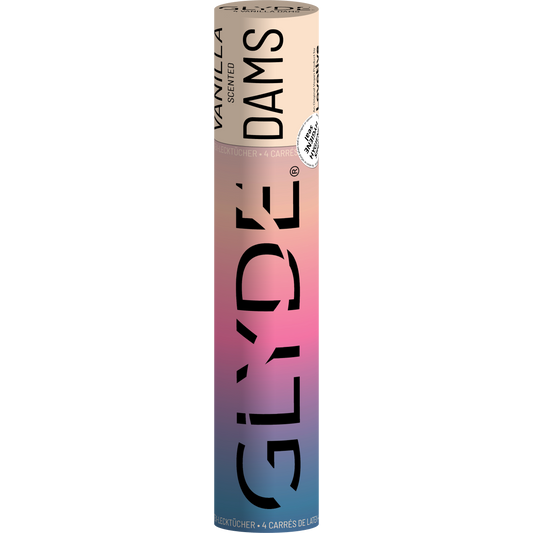 Glyde Dams: Latex Lecktuch mit Vanillearoma, VEGAN, 1 Stück