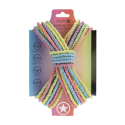 Ouch! Seil Pastel Regenbogen 10m