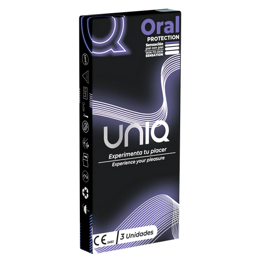 UNIQ Single: Oral Love Dam, 3 latexfreie Lecktücher