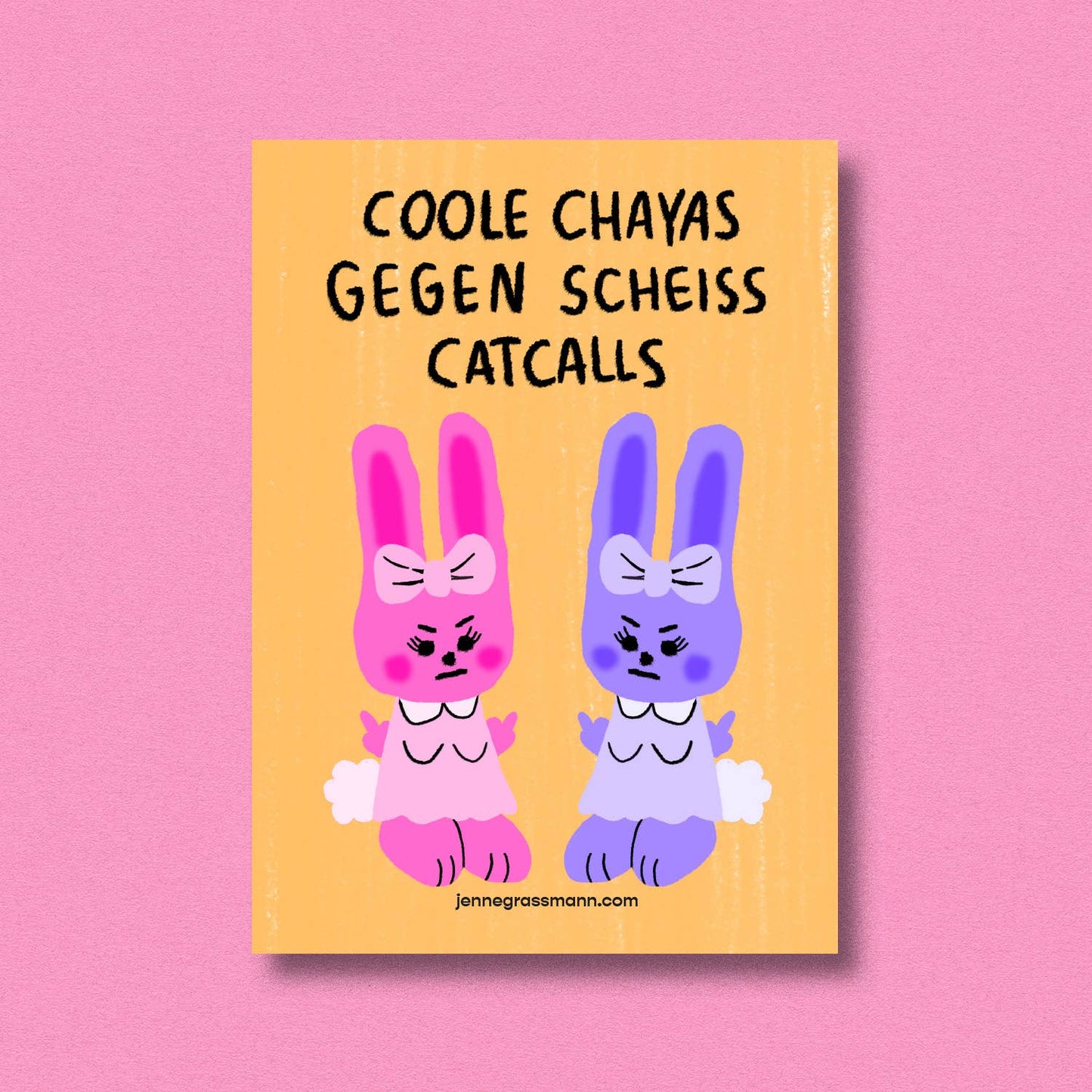 Sticker Chayas gegen Catcalls