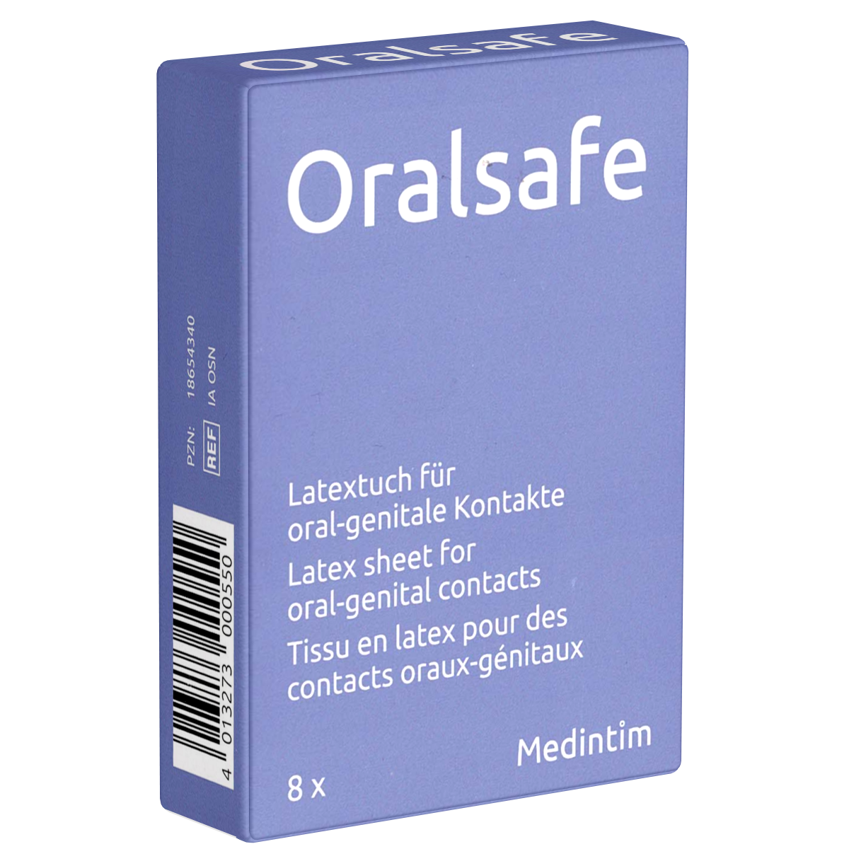 Oralsafe: Latexlecktuch ohne Aroma, 1 Stück