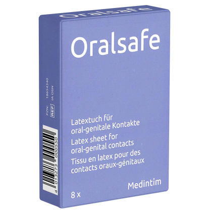 Oralsafe: Latexlecktuch ohne Aroma, 1 Stück