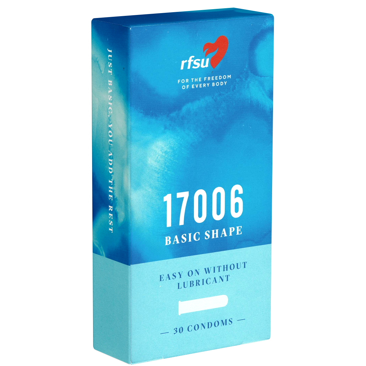 RFSU 17006, trockenes Kondom ohne Reservoir, VEGAN, 1 Stück